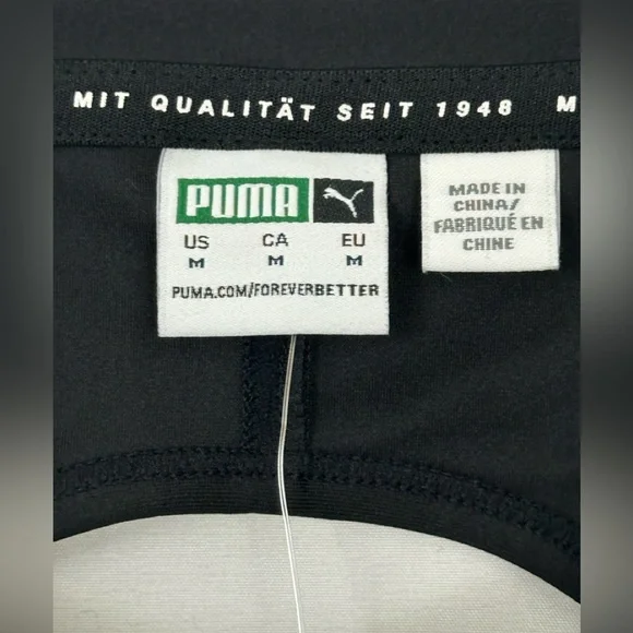 PUMA -Crystal Galaxy Women's  Black Bodysuit with open back & snap crotc… - Picture 5 of 12